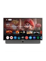 Smart TV Portátil Aiwa 24” Full HD HDR10 Dolby Audio Google TV Bateria De 3h AWS-TV-24-01-G Bivolt