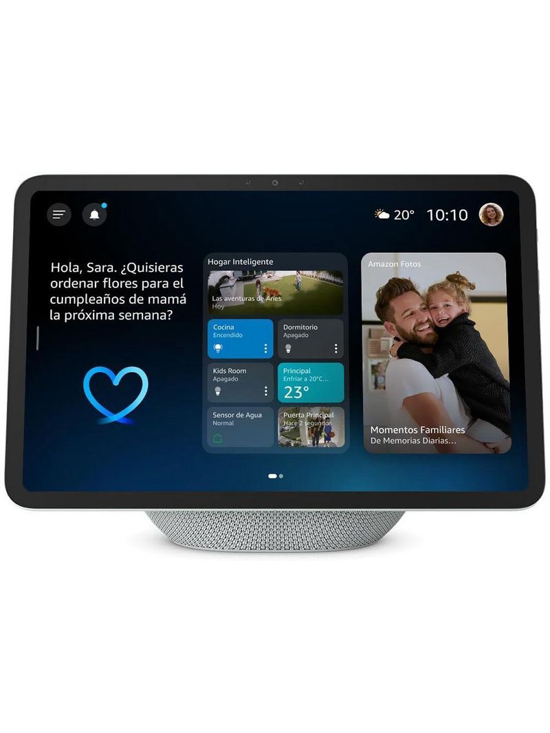 Caixa De Som Amazon Echo Show 11 Com Tela 11 - Alexa - Bluetooth - Branco