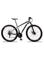 Bicicleta Aro 29 Suspensão Shimano Bike 21 Marchas Aço Grafite