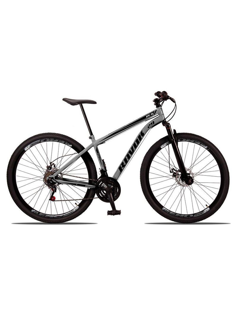 Bicicleta Aro 29 Suspensão Shimano Bike 21 Marchas Aço Grafite