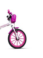 Bicicleta Aro 16 Infantil Com Rodinhas E Buzina 3 A 7 Anos Meninos Meninas Rosa
