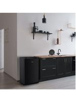 Frigobar Preto 124L Inverter Midea MDRD181FGD303 Bivolt