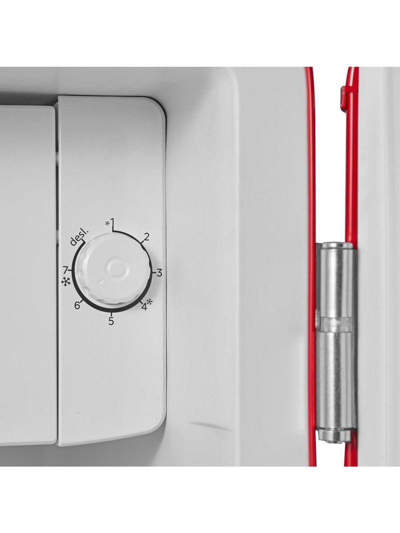 Frigobar Retrô Vermelho 93L Inverter Midea MDRD142RTD323 Bivolt