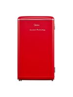 Frigobar Retrô Vermelho 93L Inverter Midea MDRD142RTD323 Bivolt
