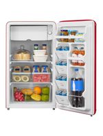 Frigobar Retrô Vermelho 93L Inverter Midea MDRD142RTD323 Bivolt