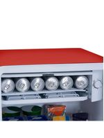 Frigobar Retrô Vermelho 93L Inverter Midea MDRD142RTD323 Bivolt