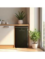 Frigobar Retrô Preto 93L Inverter Bivolt Midea MDRD142RTD303 Bivolt
