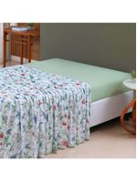 Lençol De Cima Avulso Luar Estampado King 01 Peça Malha 100% Algodão - Birds