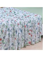 Lençol De Cima Avulso Luar Estampado King 01 Peça Malha 100% Algodão - Birds