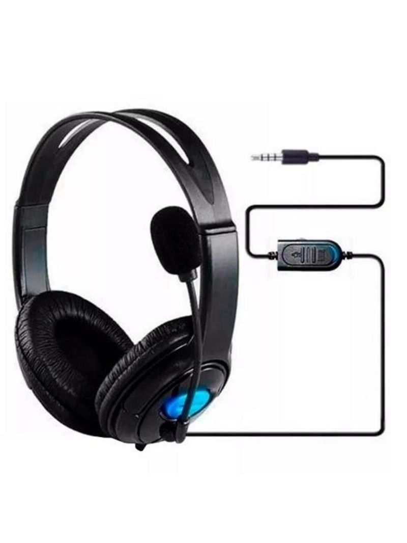 Headset Fone de Ouvido com Microfone para Ps4, Xbox One e 360