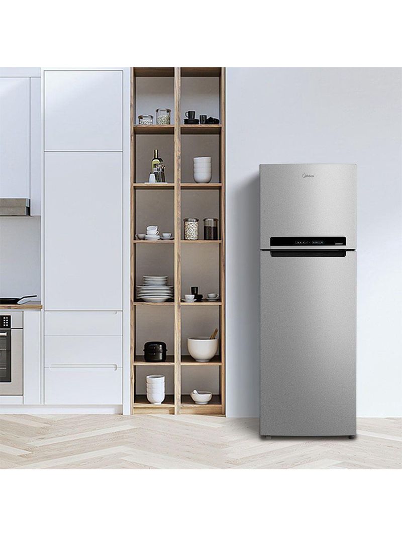 Geladeira Midea Duplex Frost Free Inverter 394L MDRT533EVD501 Prata 110V