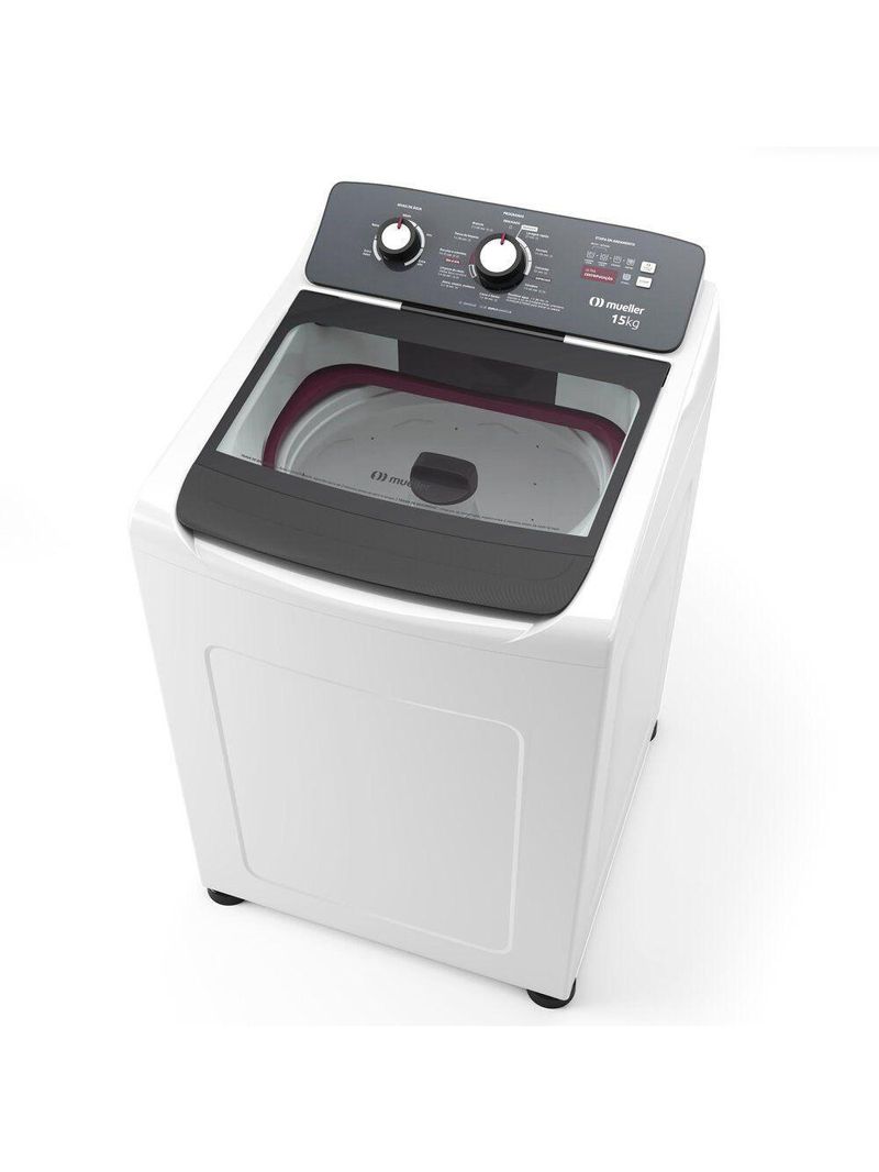 Máquina De Lavar Mueller 15kg, Com Ultracentrifugação Mla15 Branco 110V