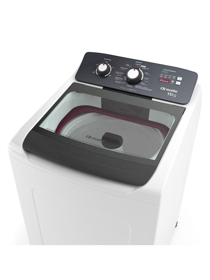 Máquina De Lavar Mueller 15kg, Com Ultracentrifugação Mla15 Branco 110V