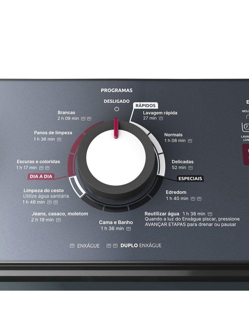 Máquina De Lavar Mueller 15kg, Com Ultracentrifugação Mla15 Branco 110V