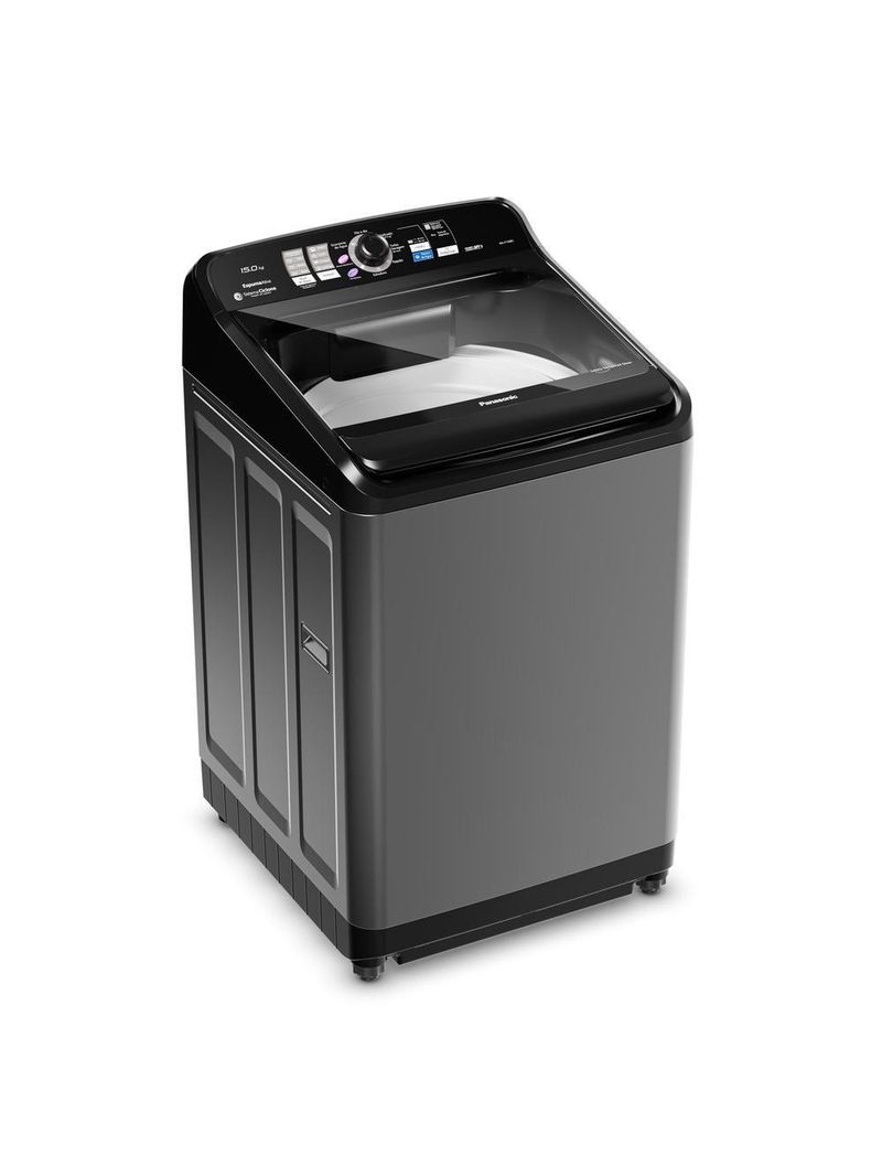 Maquina De Lavar Panasonic 15kg Sistema Ciclone Titânio NA-F150B1TA 110V