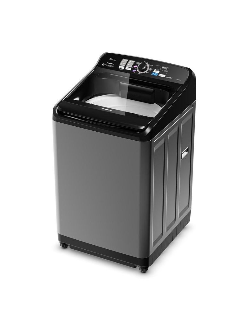Maquina De Lavar Panasonic 15kg Sistema Ciclone Titânio NA-F150B1TA 110V