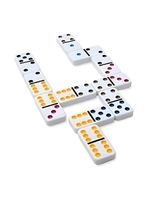 Jogo Dominó Lata 10mm Colorido Double Six - Elegância, Durabilidade E Diversão