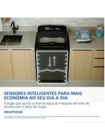 Maquina De Lavar Panasonic 15kg Sistema Ciclone Titânio NA-F150B1TA 110V