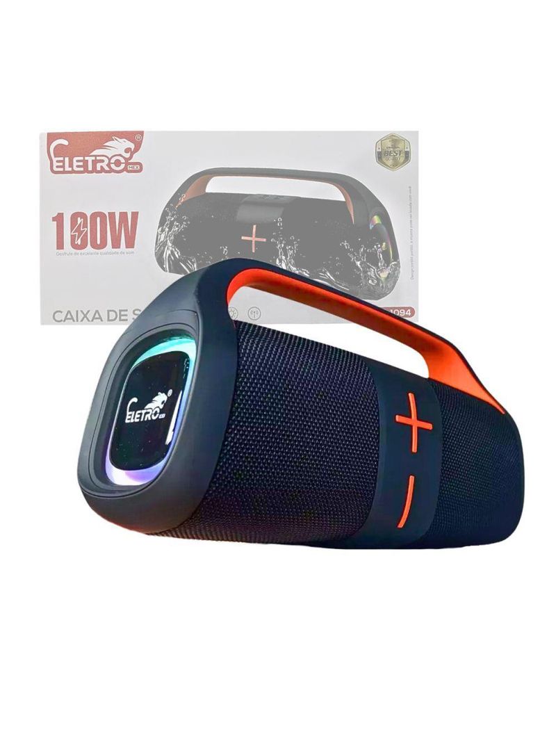 Caixa De Som Bluetooth Portátil à Prova D'agua 100w