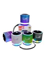 Mini Caixa De Som Bluetooth Usb 10w Led Rgb