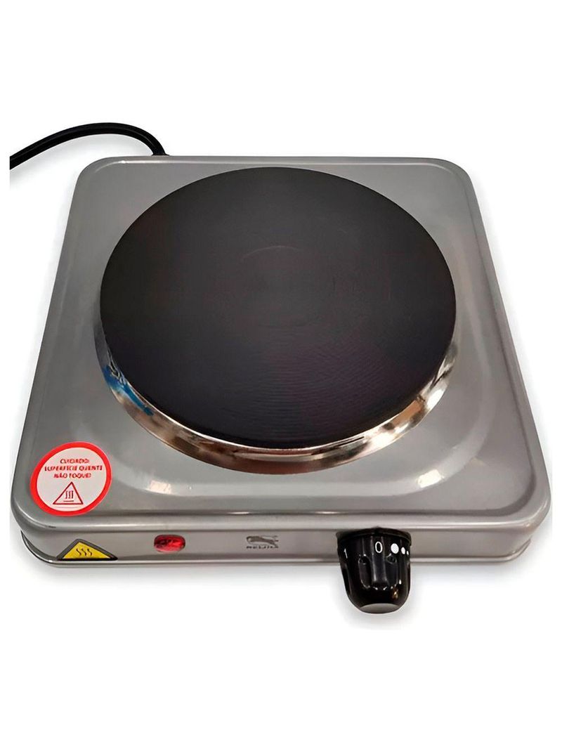 Fogão Cooktop Elétrico Portátil 1 Boca 1000w - Ideal Para Viagens, Camping E Cozinha