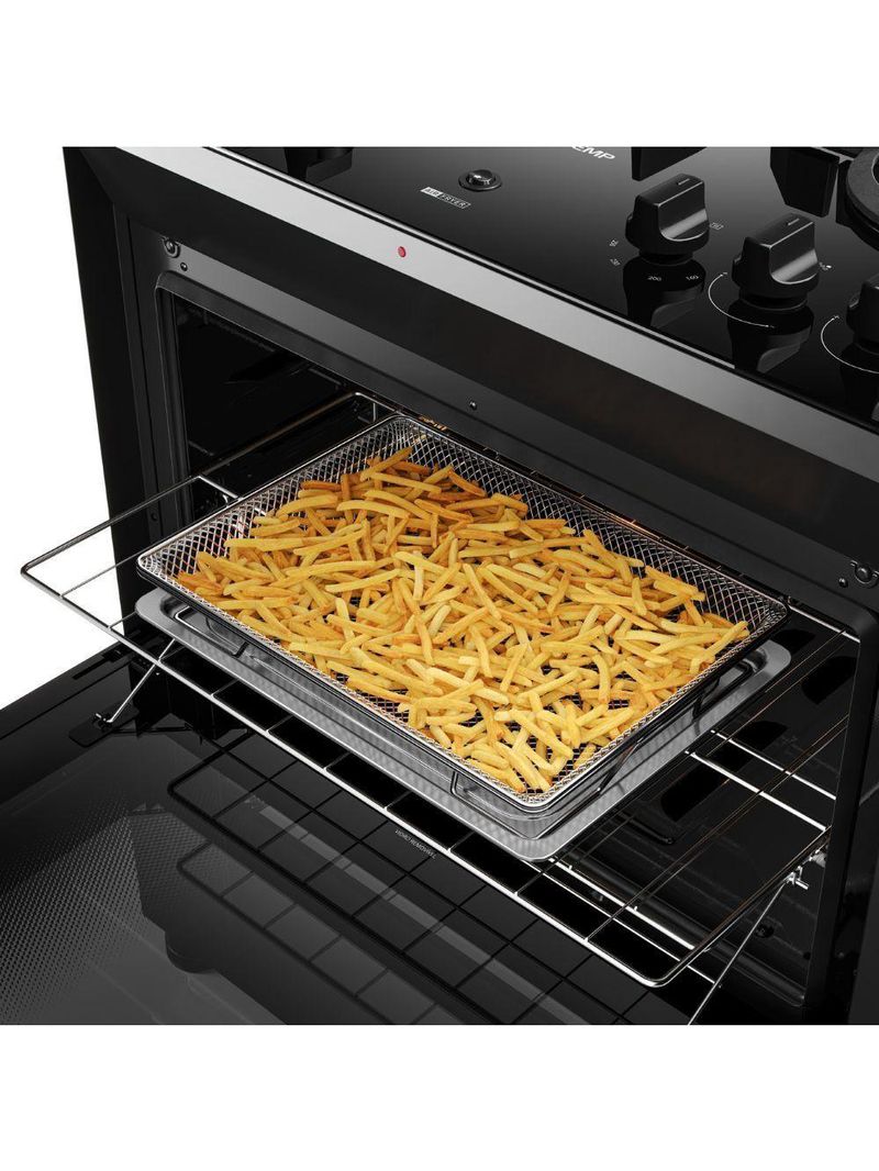 Fogão Brastemp 5 Bocas Com Air Fryer Bfs5lae Preto 220 V