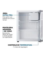 Frigobar Mondial 73L Porta Reversível Branco FGB-01-W80 110V
