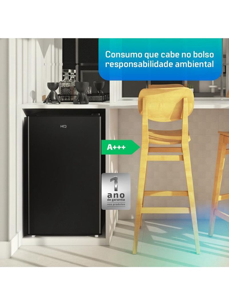 Frigobar HQ 76 Litros Preto BC-76 110V