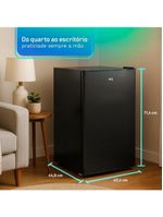 Frigobar HQ 76 Litros Preto BC-76 110V