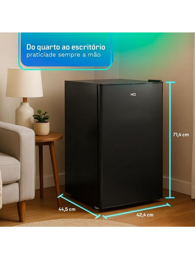 Frigobar HQ 76 Litros Preto BC-76 110V