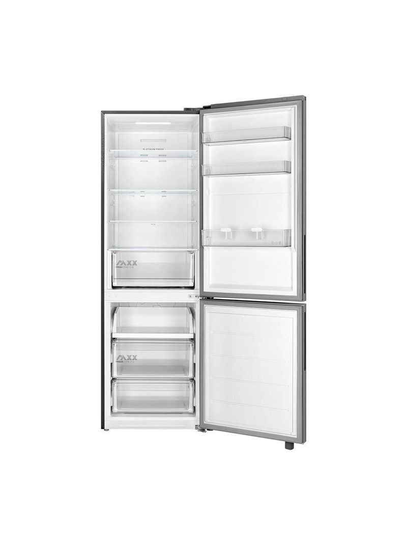 Geladeira Frost Free Inverse 401L Inverter Bivolt Inox Midea MDRB548FGD463