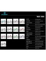 Bicicleta Aro 29 Ksw Xlt 24 Marchas Shimano Freio Hidraulico Quadro 17 Branco-preto