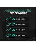 Bicicleta Aro 29 Ksw Xlt 24 Marchas Shimano Freio Hidraulico Quadro 17 Branco-preto