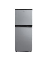 Geladeira Refrigerador Compacto HQ 140L Duplex Defrost, Baixo Consumo A+++ Preto/Cinza HQ-140RDF 220V
