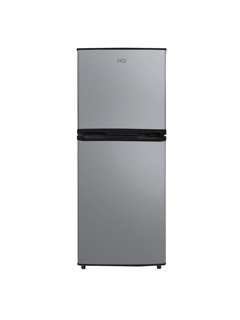 Geladeira Refrigerador Compacto HQ 140L Duplex Defrost, Baixo Consumo A+++ Preto/Cinza HQ-140RDF 220V