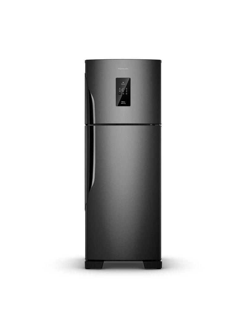 Geladeira Panasonic BT71 Black Inox Look Duplex Frost Free 494L Inverter A - NR-BT71PV4BA 110V