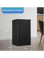 Frigobar HQ 93 Litros Preto BC-93 110V