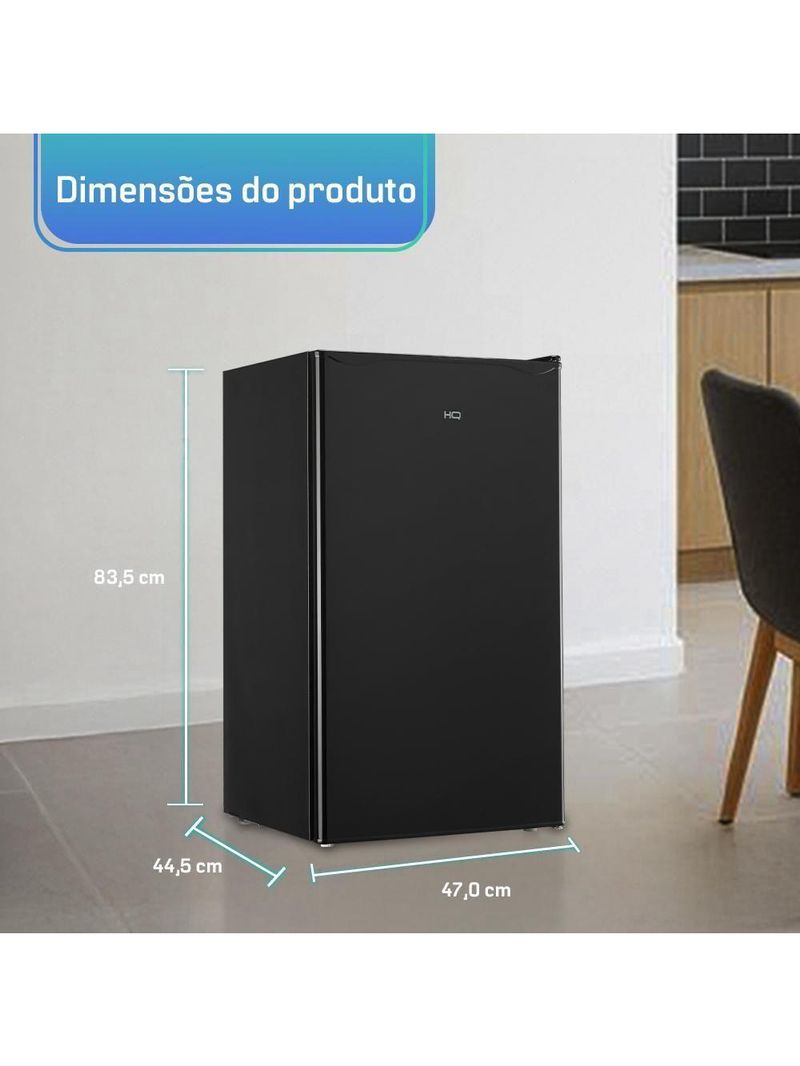 Frigobar HQ 93 Litros Preto BC-93 110V