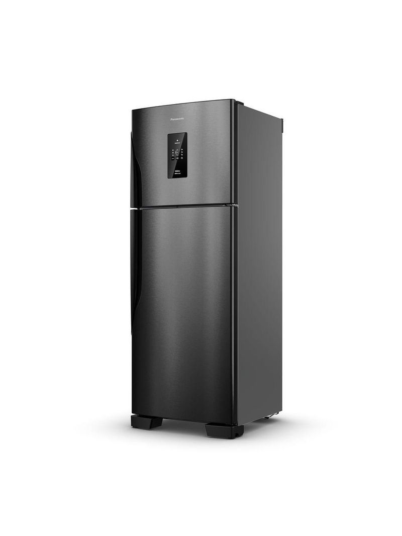 Geladeira Panasonic BT71 Black Inox Look Duplex Frost Free 494L Inverter A - NR-BT71PV4BA 110V