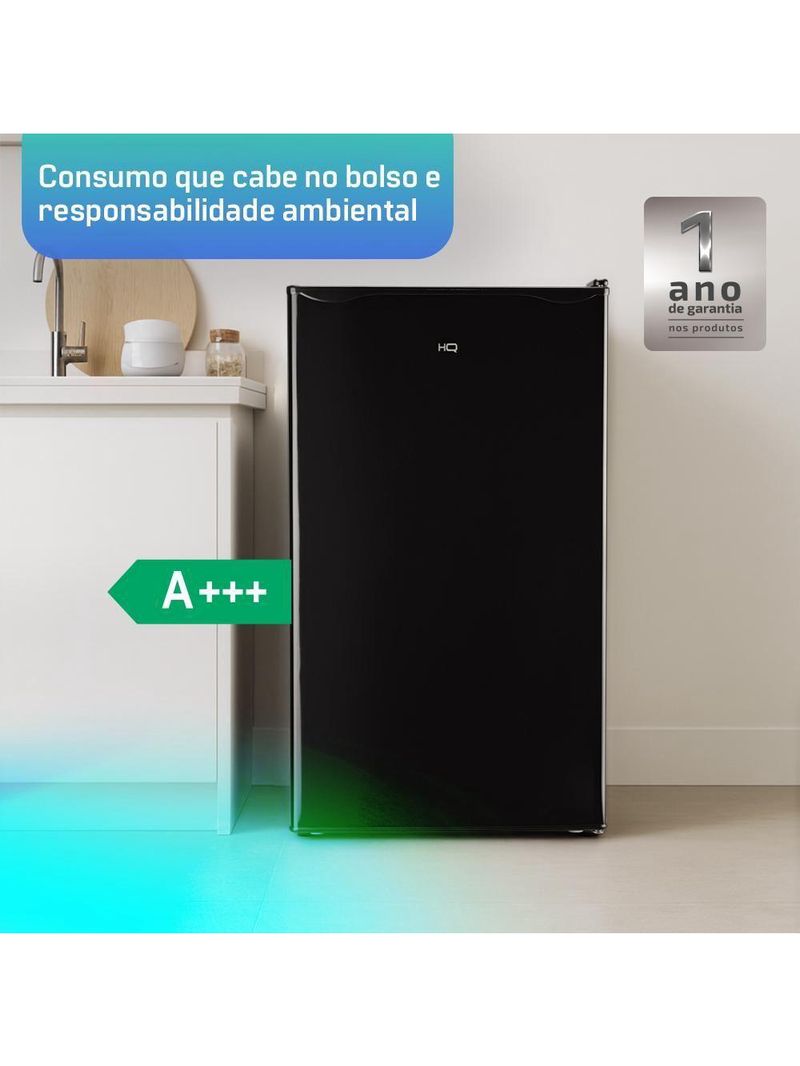 Frigobar HQ 93 Litros Preto BC-93 110V