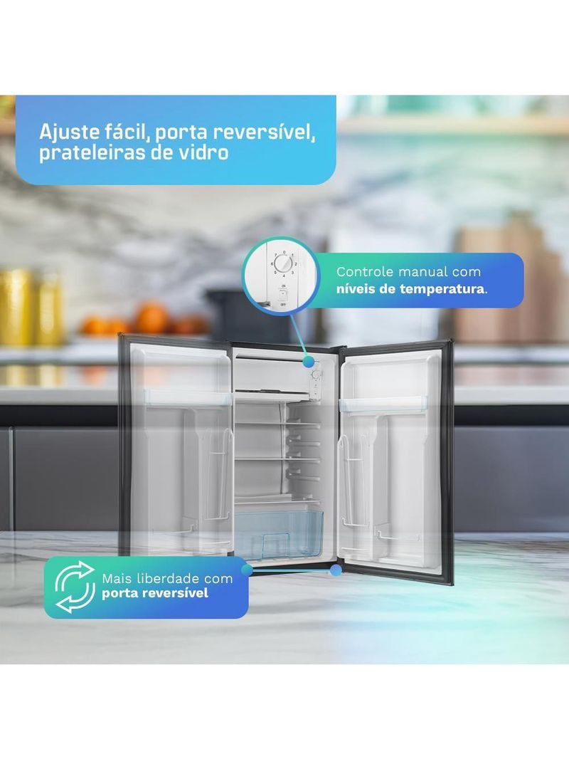 Frigobar HQ 93 Litros Preto BC-93 110V