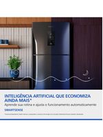 Geladeira Panasonic BT71 Black Inox Look Duplex Frost Free 494L Inverter A - NR-BT71PV4BA 110V