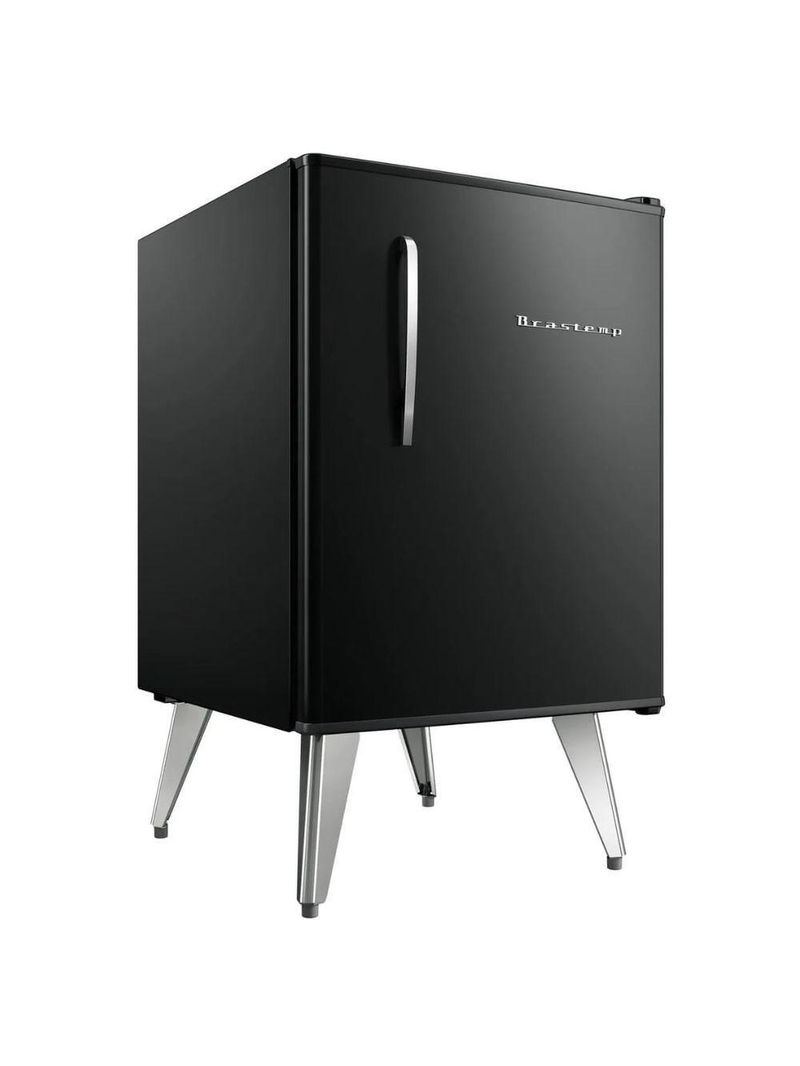 Frigobar Brastemp BRA08ME Retrô 76 Litros Preto 110V