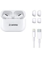 Fone Ouvido Bluetooth V50 Sem Fio Tws Musica Com Borracha Branco Tg906