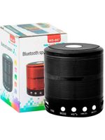 Mini Caixa Som Portátil Bluetooth Mp3 Sd Usb 3w Ws-887 Preto