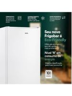 Frigobar Mini Refrigerador Doméstico Ice Compact 93l Efb101 127v Branco - Eos 127v