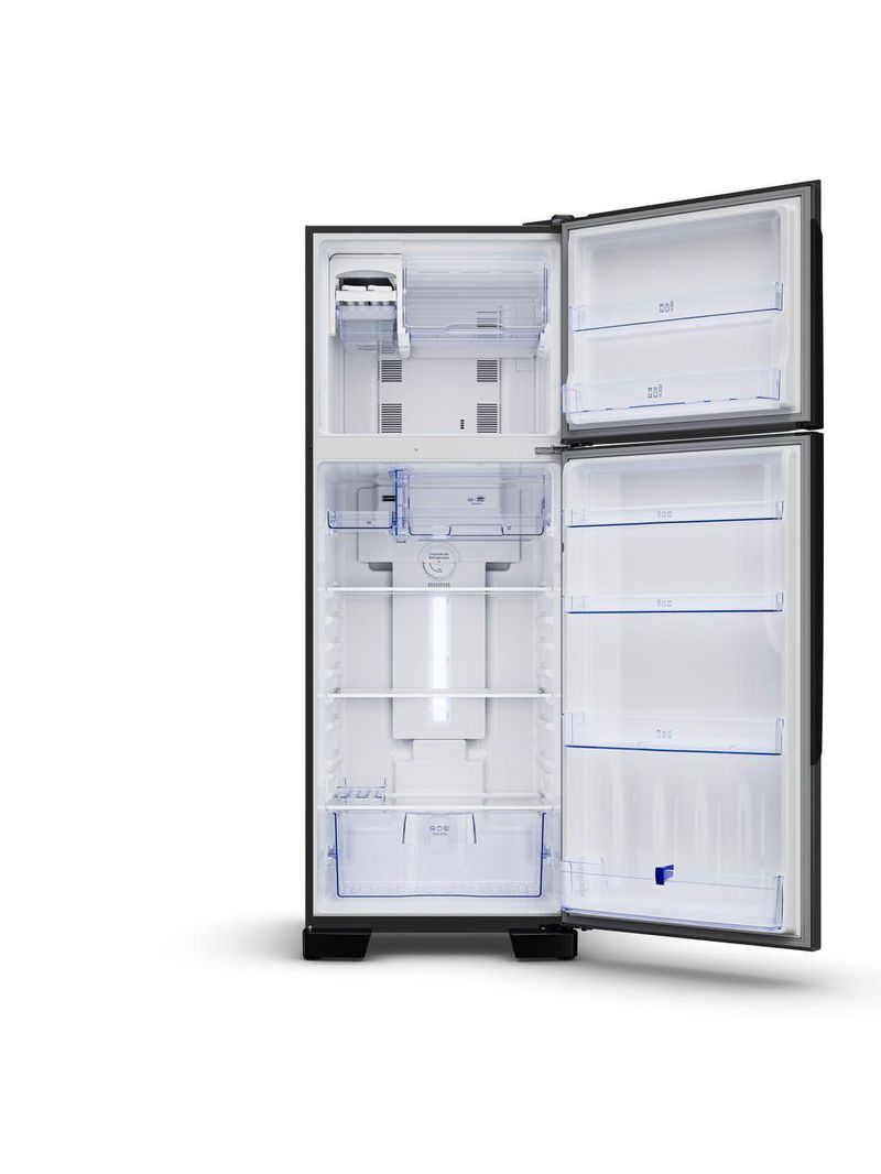Geladeira Panasonic BT71 Black Inox Look Duplex Frost Free 494L Inverter A - NR-BT71PV4BB 220V