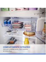 Geladeira Panasonic BT71 Black Inox Look Duplex Frost Free 494L Inverter A - NR-BT71PV4BB 220V
