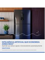 Geladeira Panasonic BT71 Black Inox Look Duplex Frost Free 494L Inverter A - NR-BT71PV4BB 220V