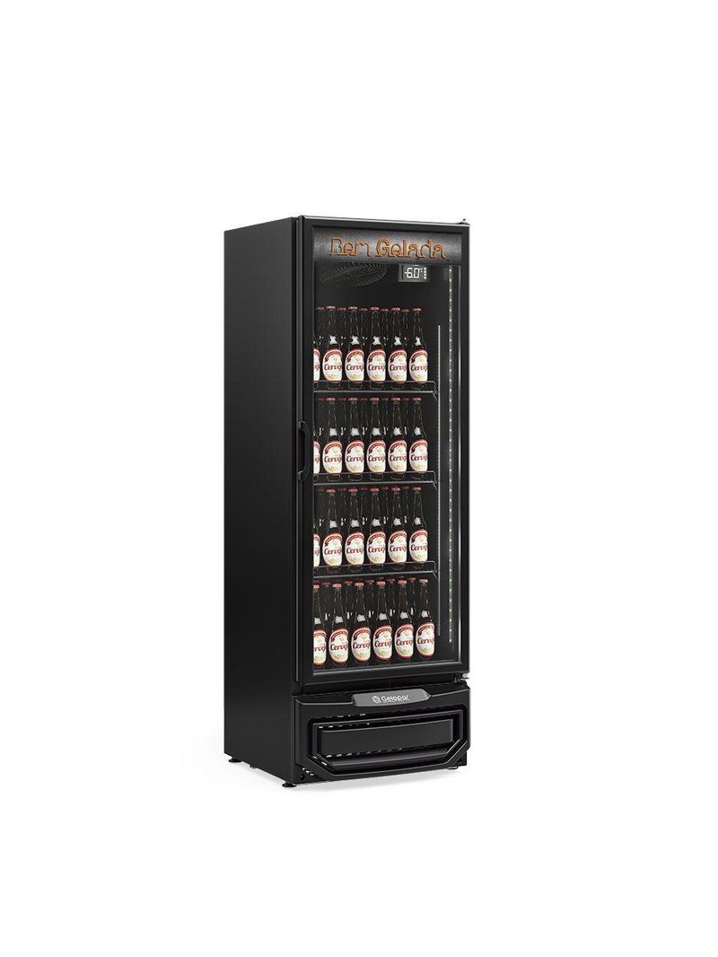 Cervejeira Gelopar 410L Preta com 1 Porta de Vidro 127V GCB-40V PR (81171091)